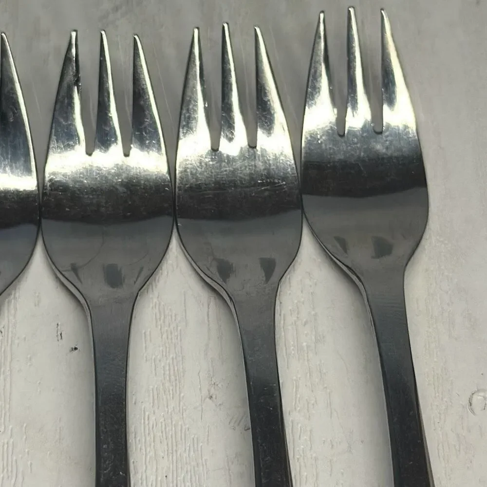 Northland Oneida Stainless Steel Love Story set 6 Cocktail Seafood Forks Japan‎
